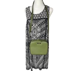 Kate Spade Olive Green Saffiano Leather Madison Mini Crossbody